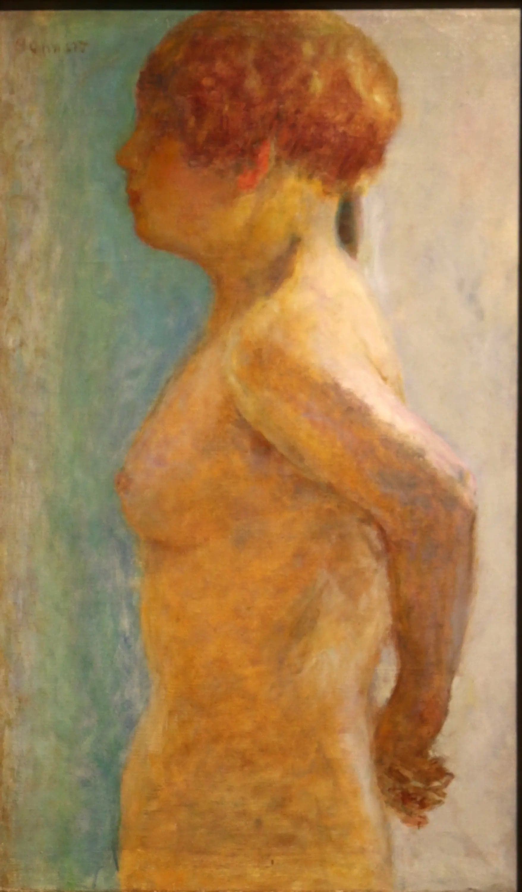 Woman's Torso, in Profile