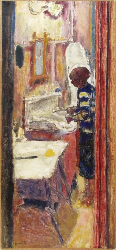Woman Standing in an Interior