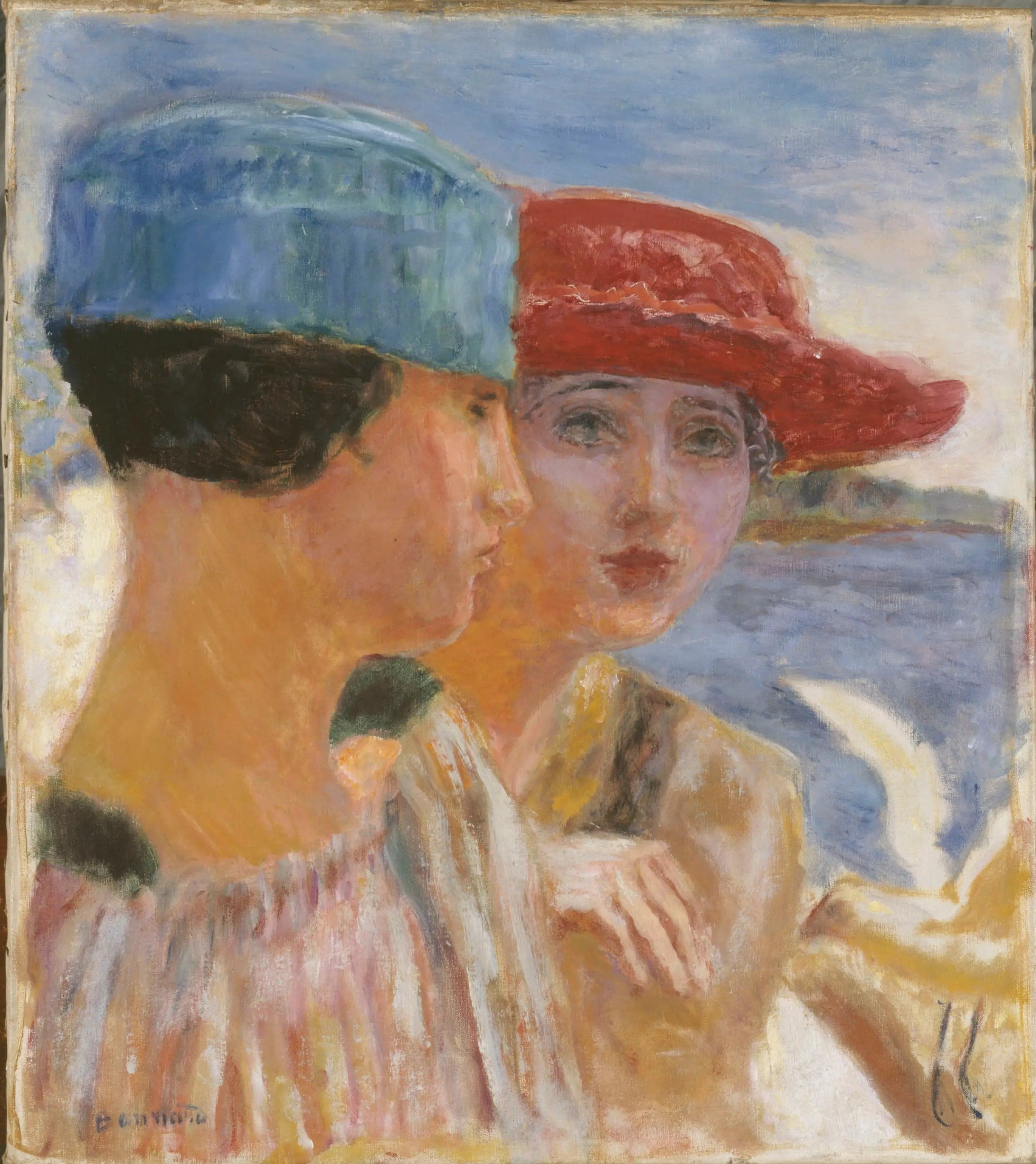 Young Girls with a Seagull