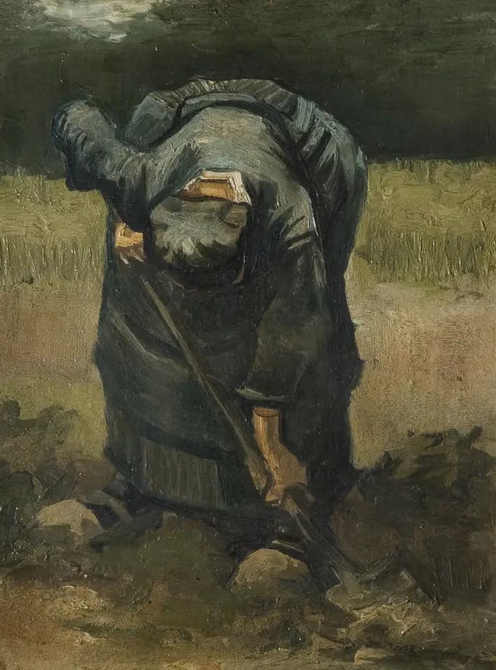 Peasant Woman Digging