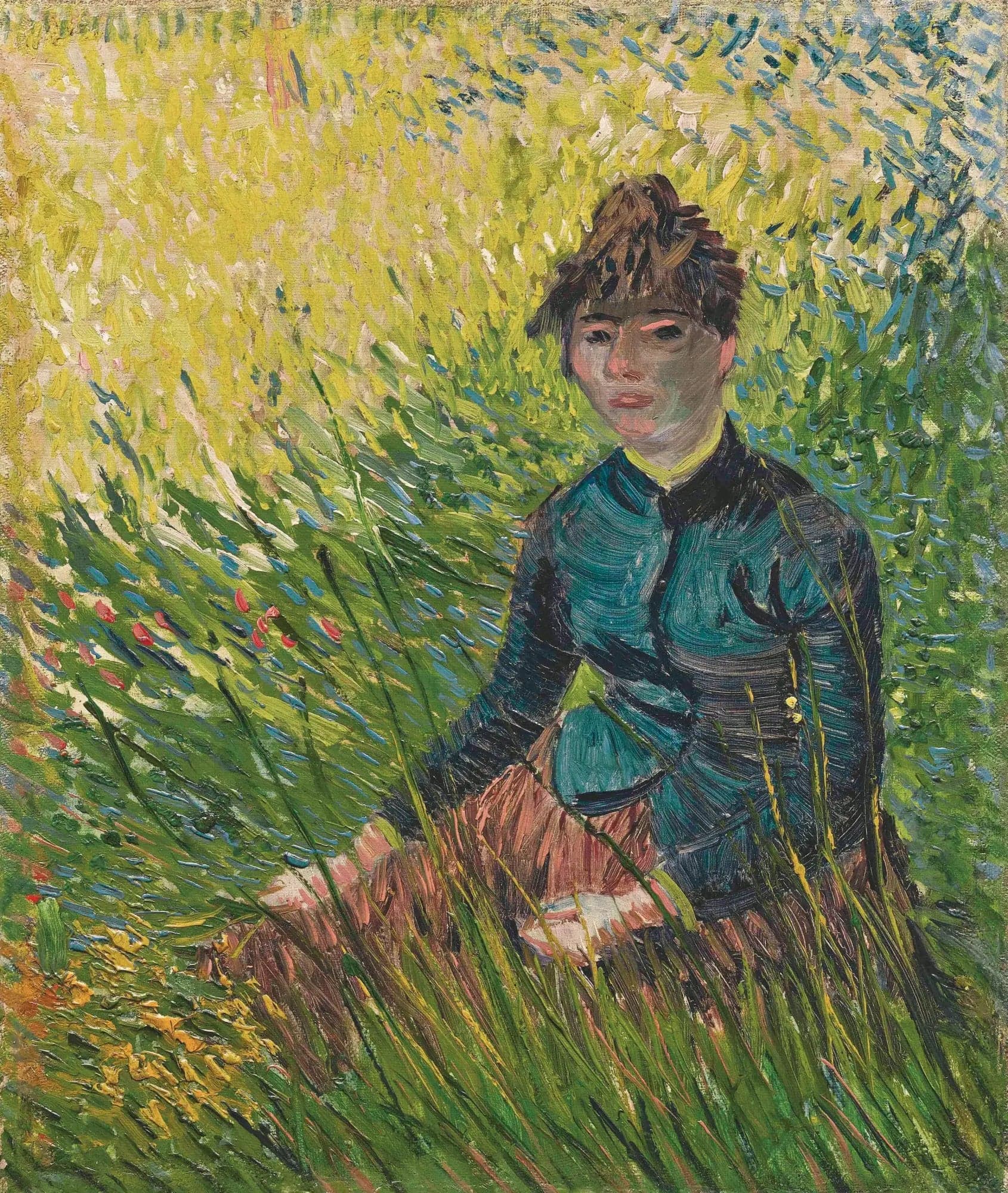Woman in a Wheat Field