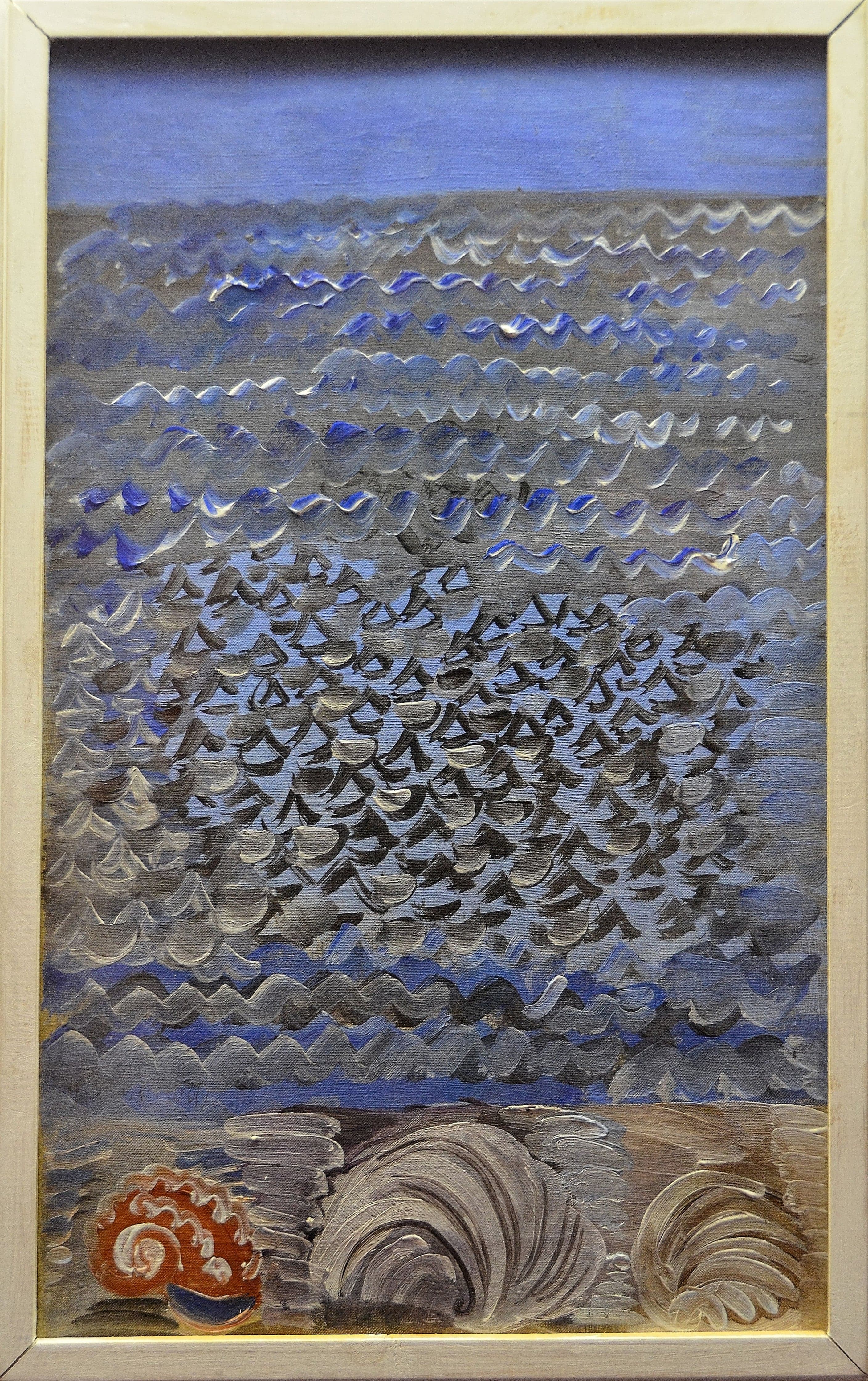 Coquillages au bord de la mer