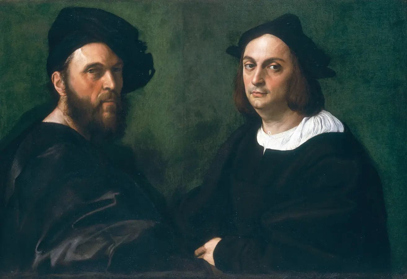 Double portrait of Andrea Navagero and Agostino Beazzano