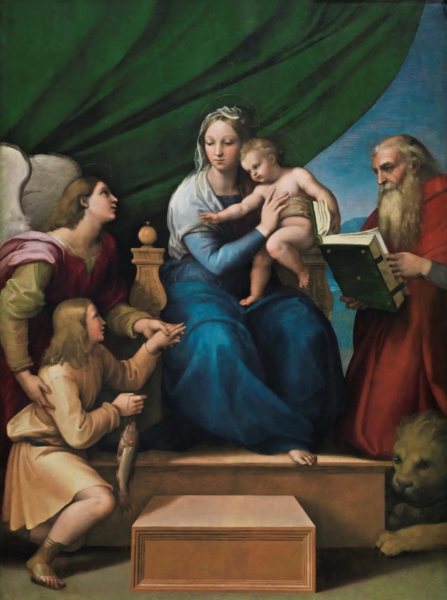 The Holy Family with Raphael, Tobias, and Saint Jerome