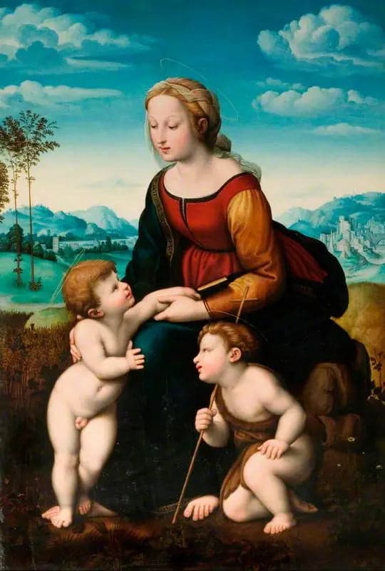 The Virgin and Child with Saint John