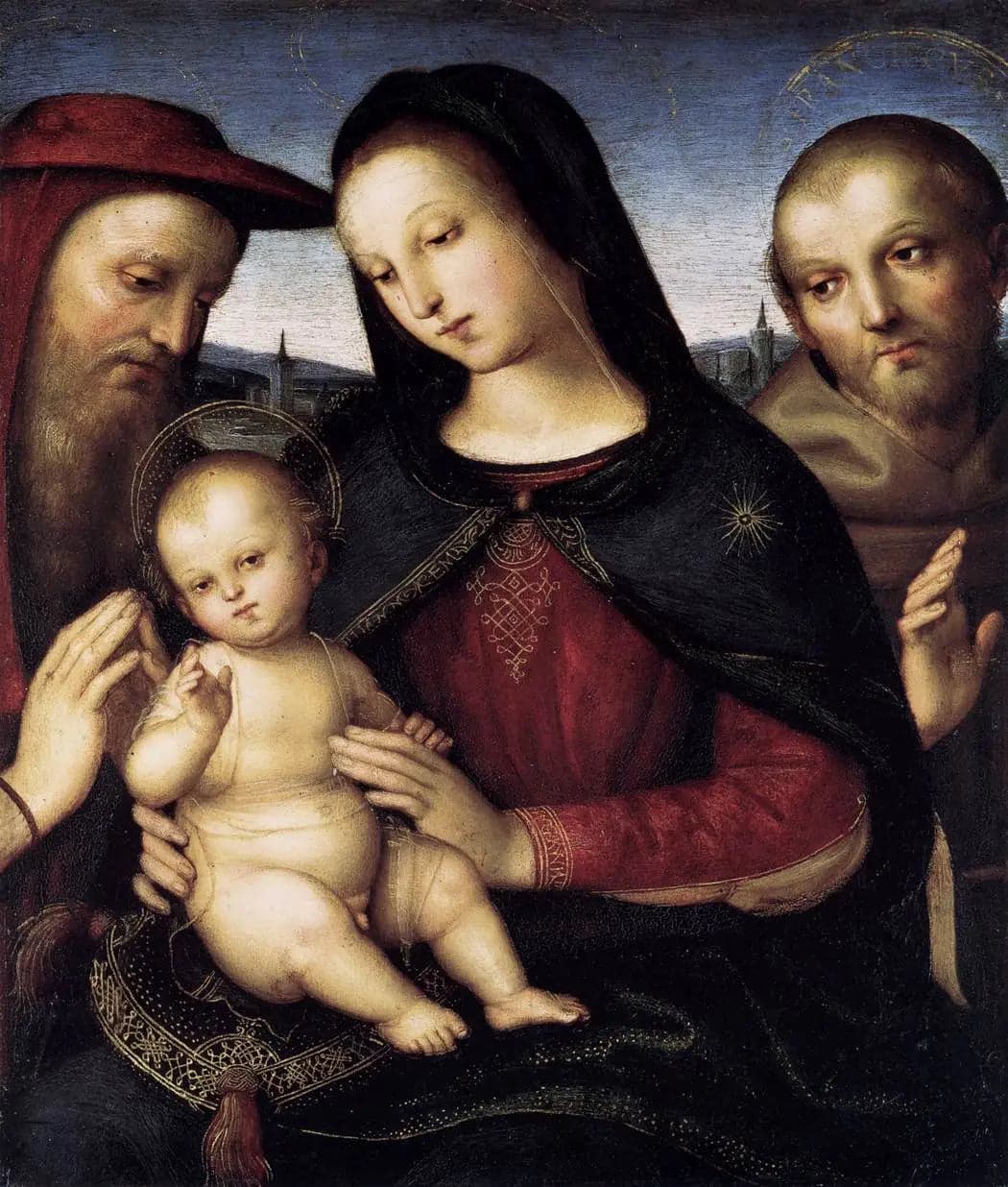 Virgin and Child with Saints Jerome and Francis