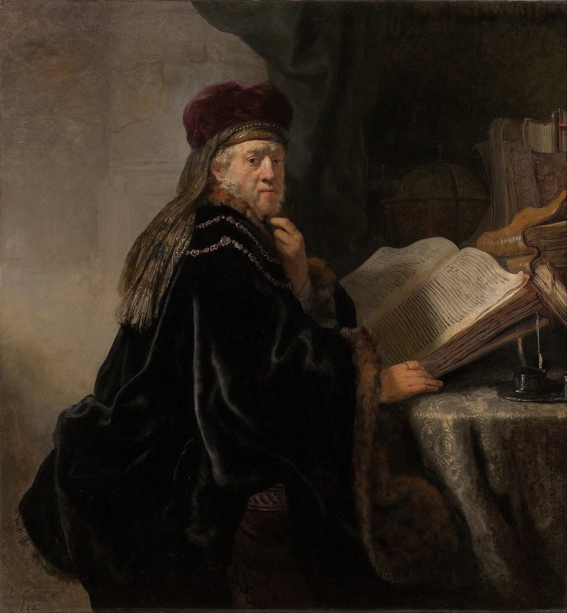A Scholar in His Study