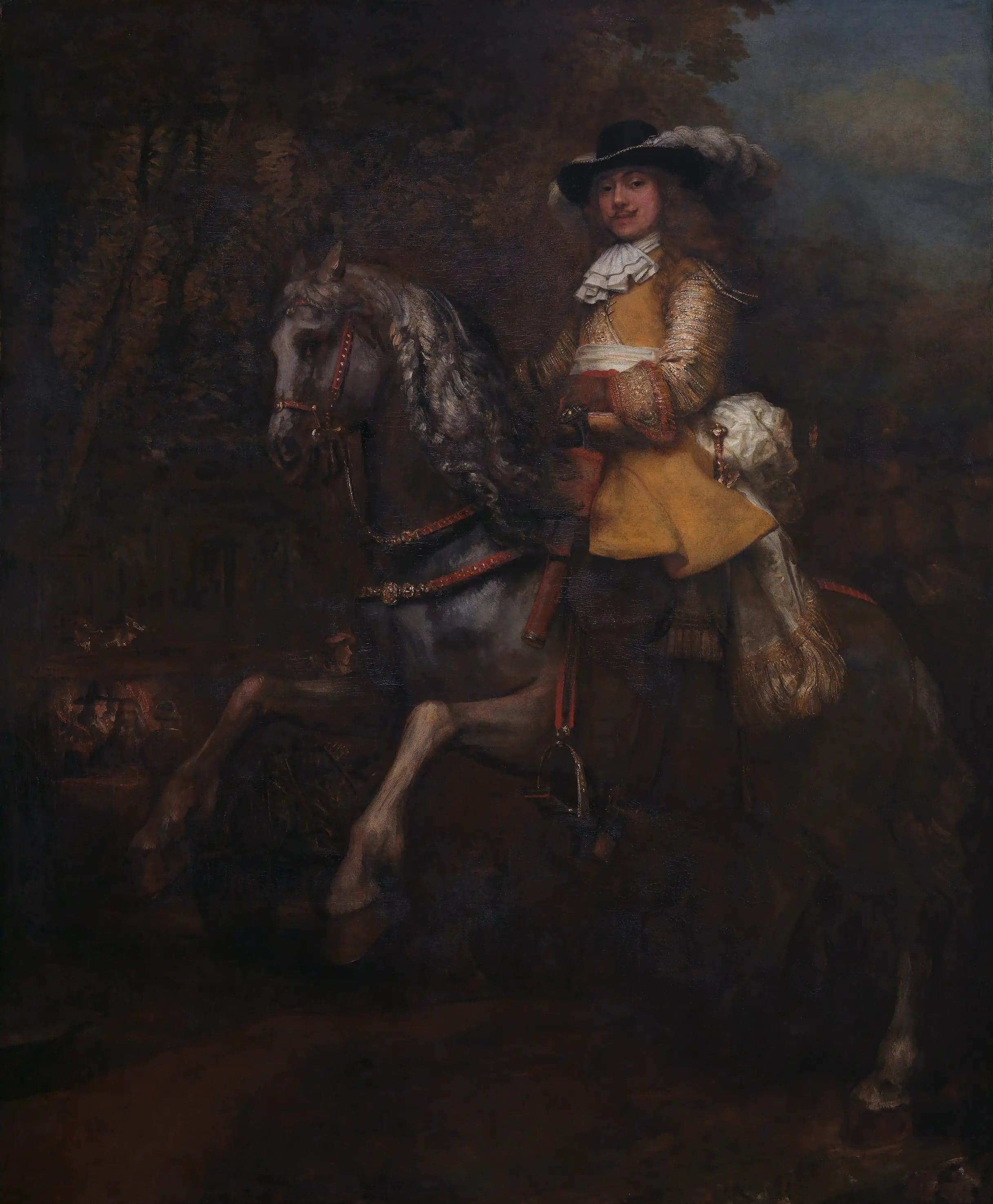 Frédéric Rihel on Horseback