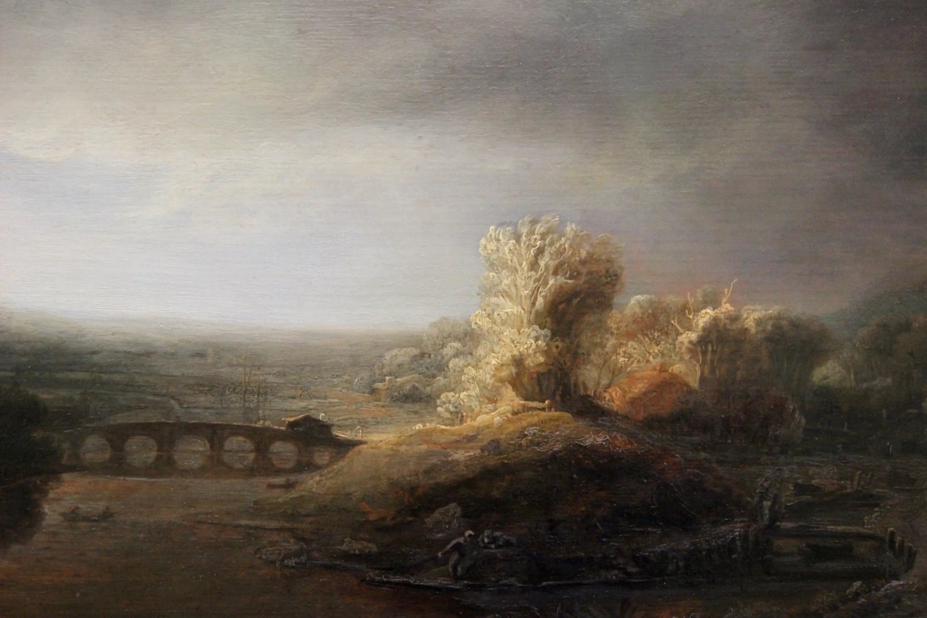 Landscape with a Seven-Arch Bridge