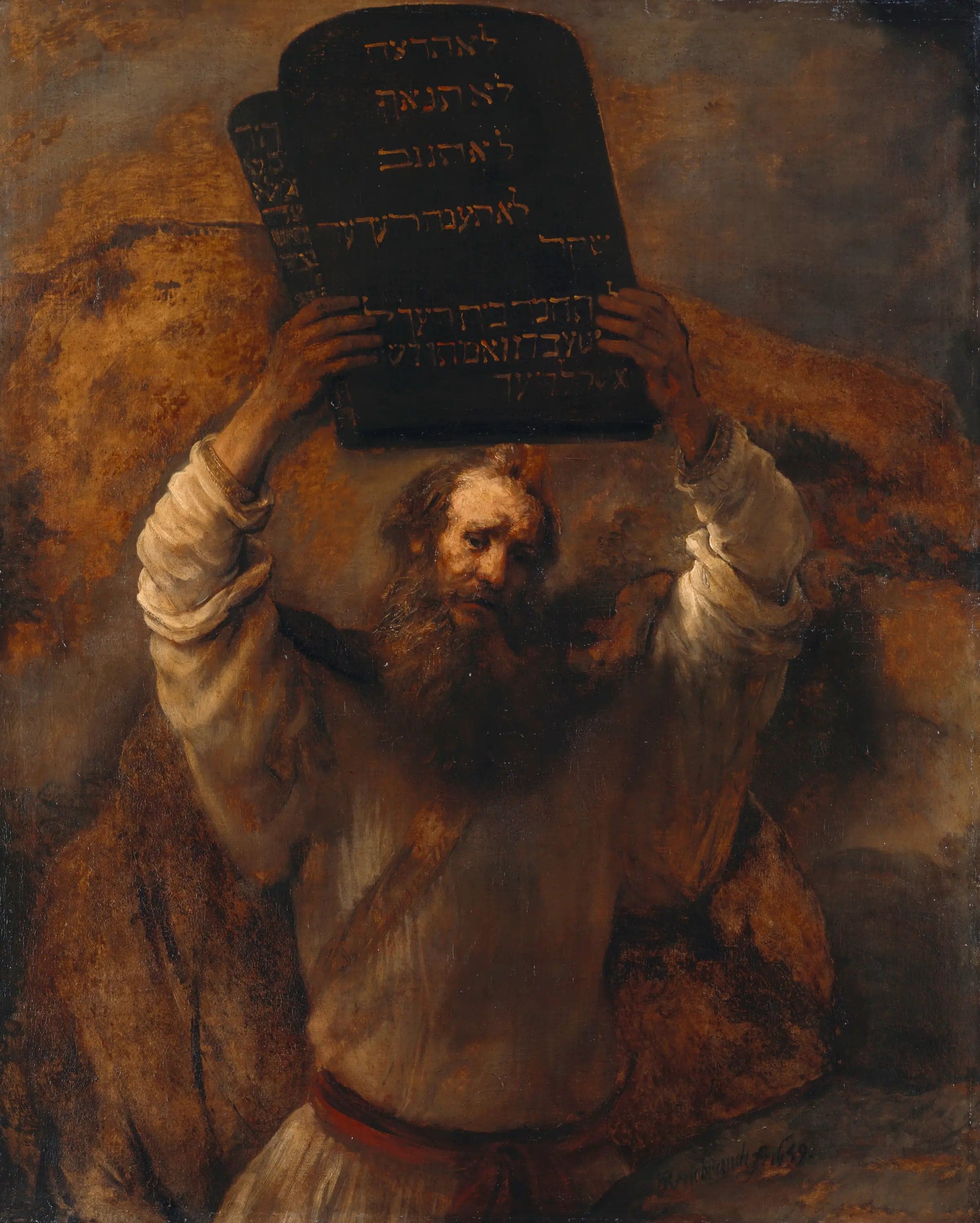 Moses Breaking the Tablets of the Law