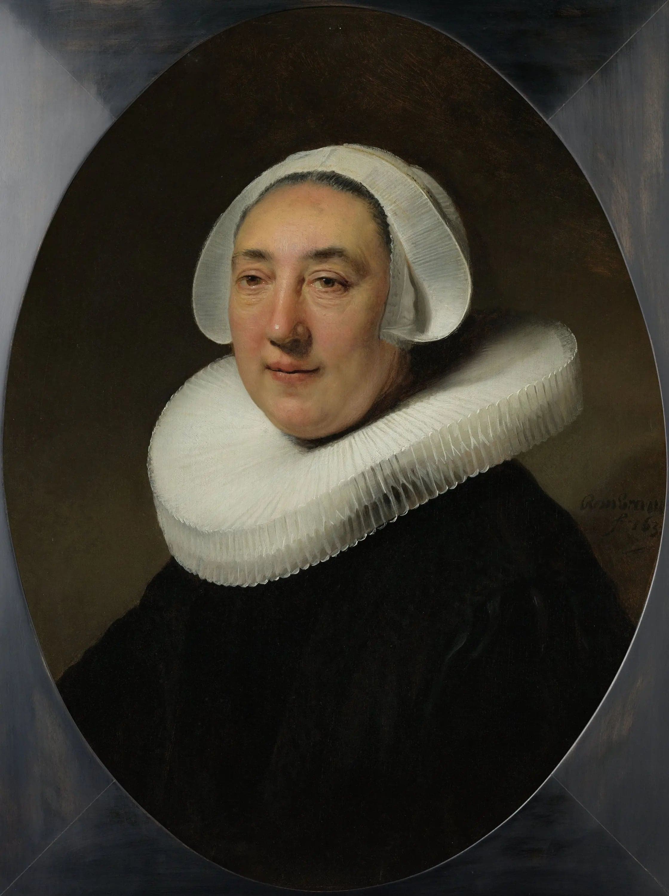 Portrait of Haesje Jacobsdr van Cleyburg