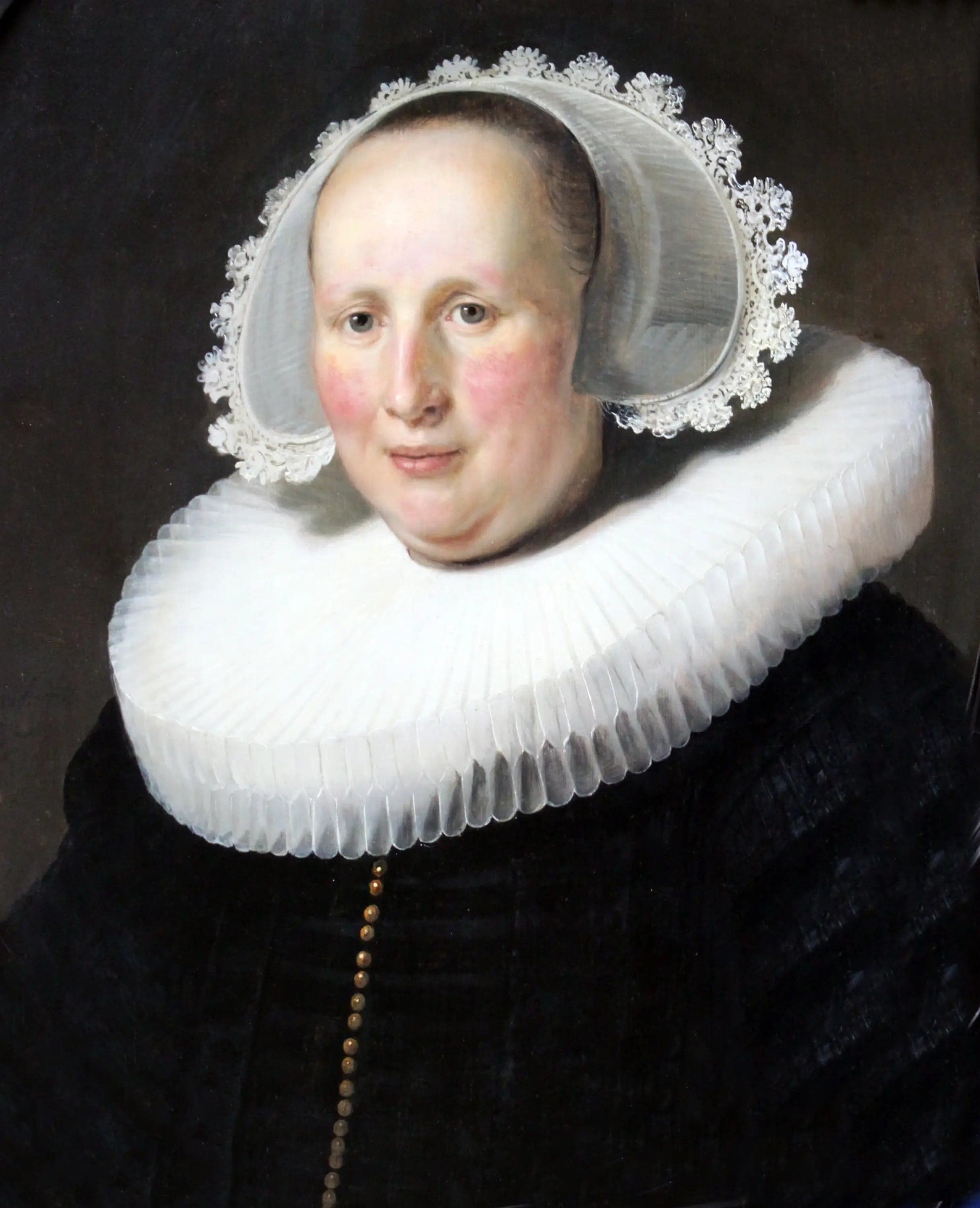 Portrait of Maertgen van Bilderbeecq, wife of Willem Burggraeff