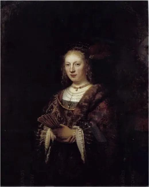 Portrait of a Woman with a Fan