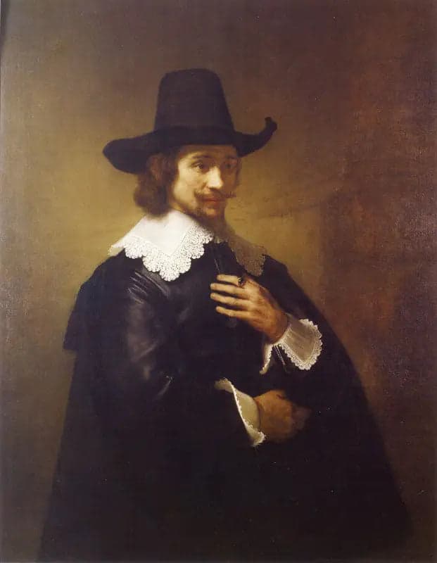 Portrait of a Young Man with a Wide-Brimmed Hat