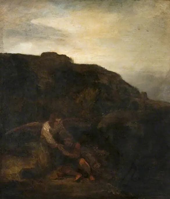 Tobit and the Angel in a Landscape