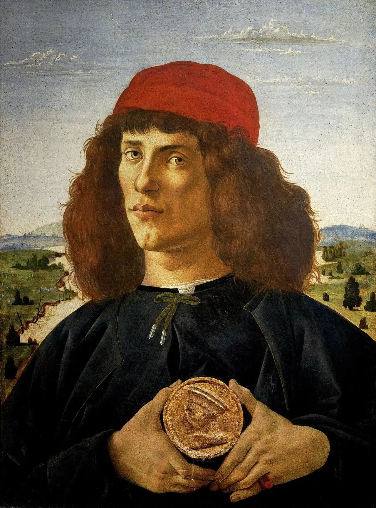 Portrait of a man with a medal of Cosimo the Elder