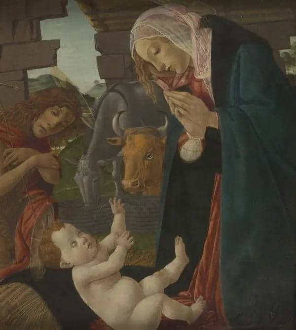 The Adoration of the Child by the Virgin and Saint John the Baptist