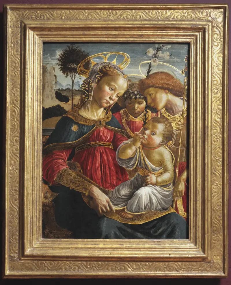 The Virgin, Saint John the Baptist and an Angel Adoring the Child Jesus