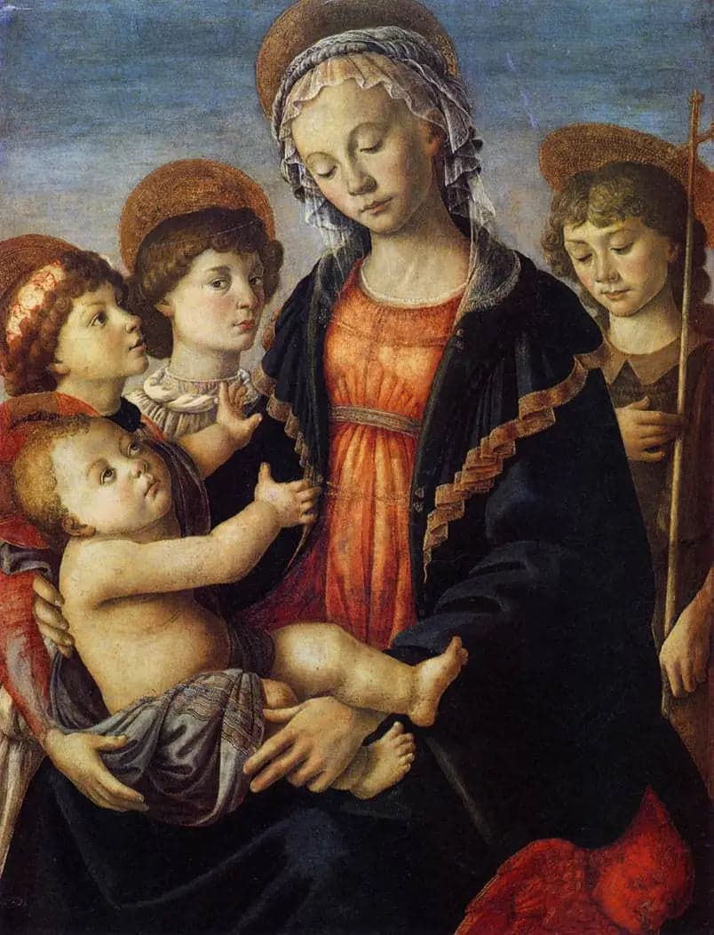 The Virgin and Child, the Young Saint John the Baptist and Two Angels