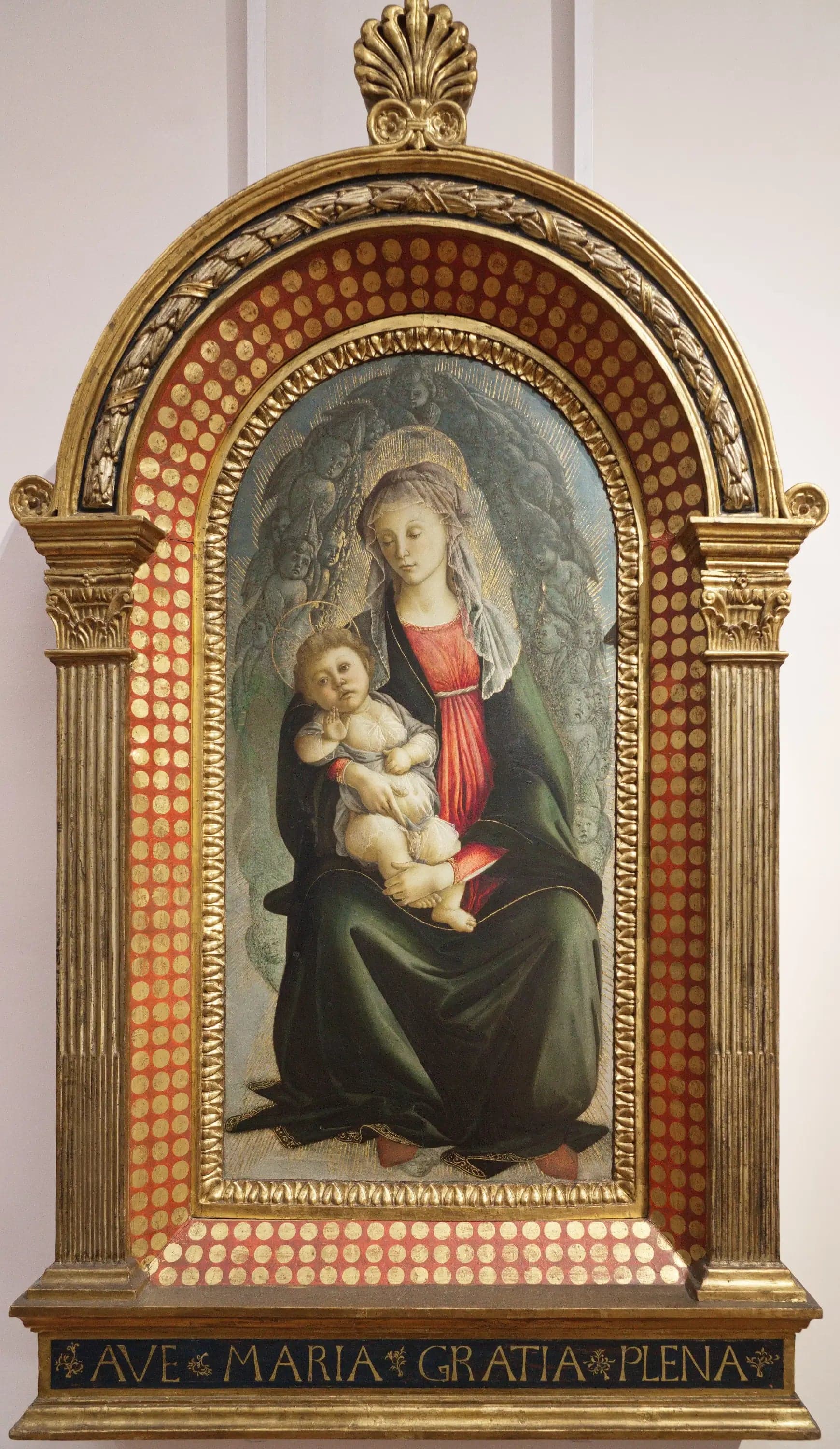The Virgin and Child in a Glory of Seraphim
