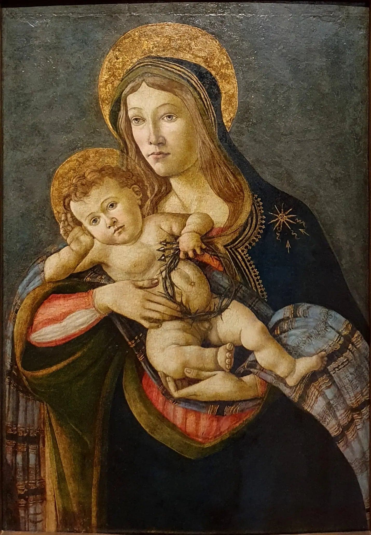 The Virgin and Child with the Crown of Thorns and Three Nails