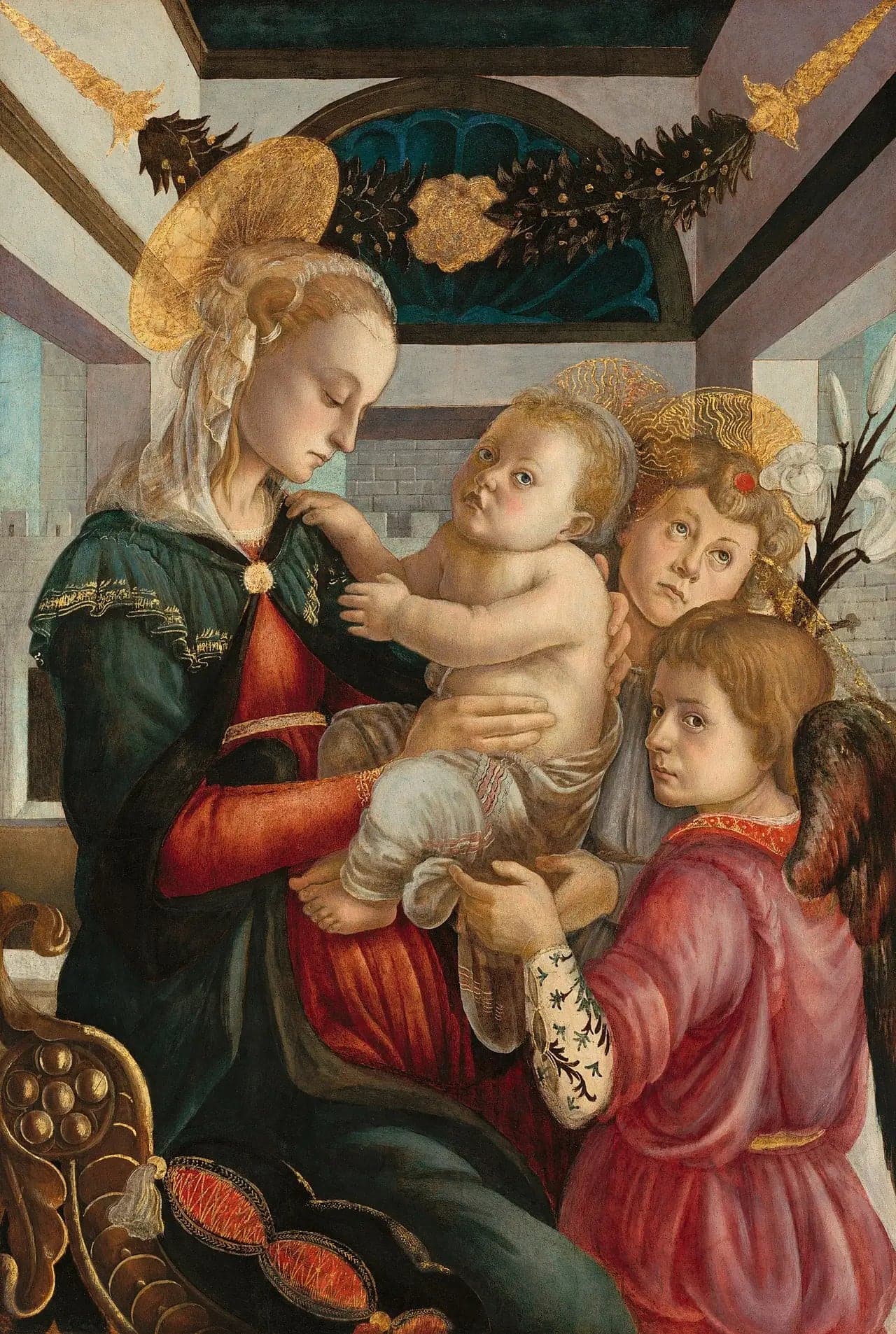 Virgin and Child with Angels