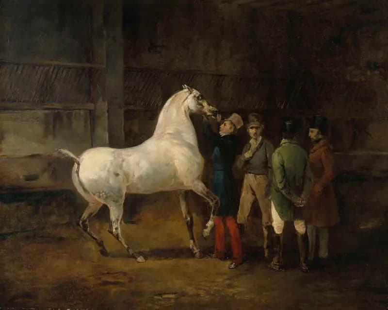 Demonstration of a White Horse