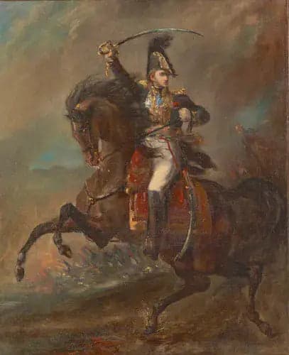 General of the First Empire Attacking the Enemy