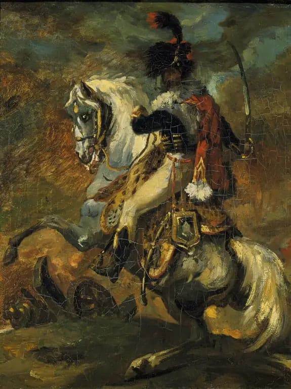 Officer of the Imperial Guard Chasseurs on Horseback