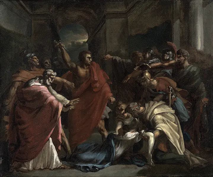The Oath of Brutus after the Death of Lucretia