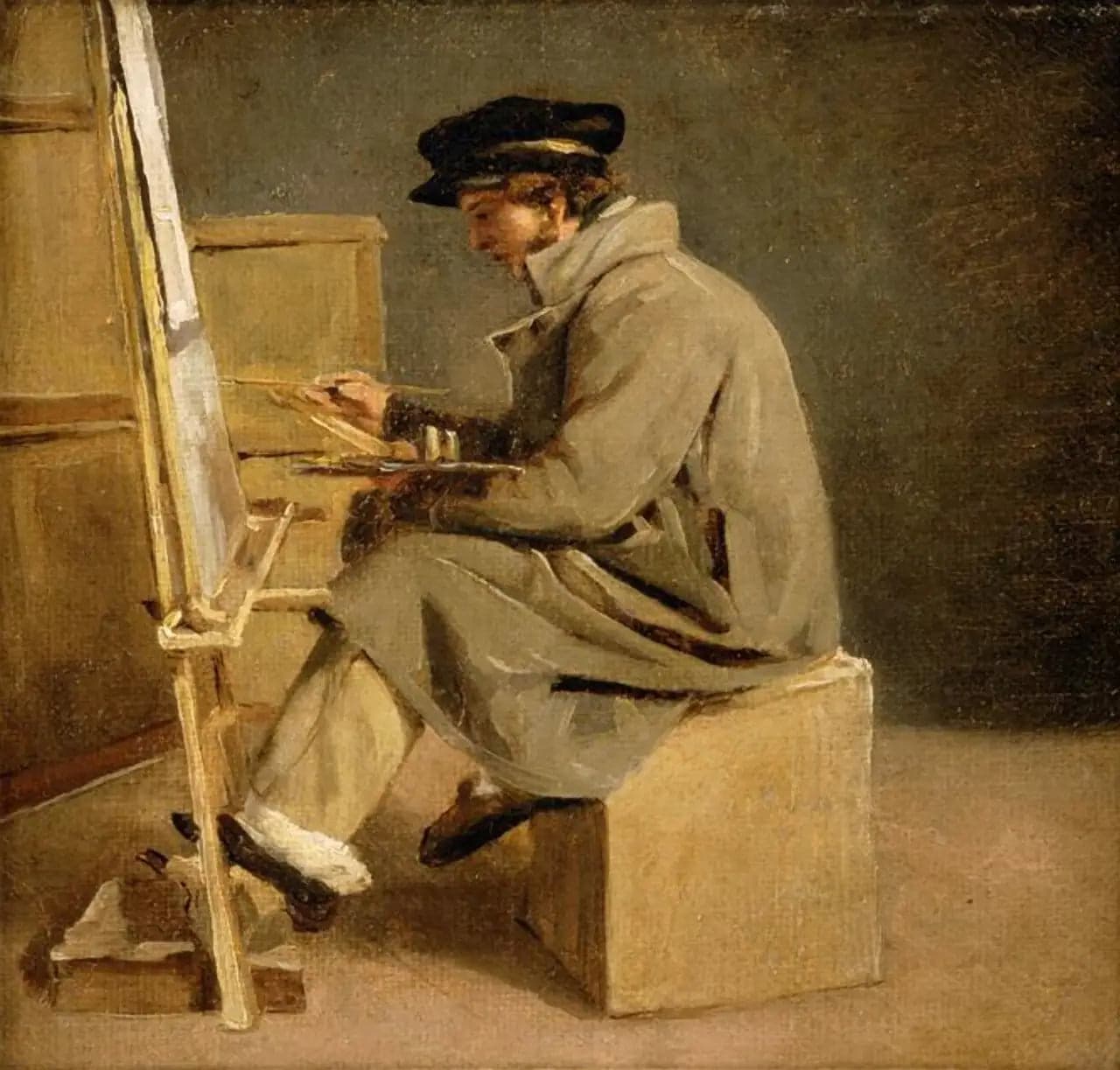 Young Painter at His Easel