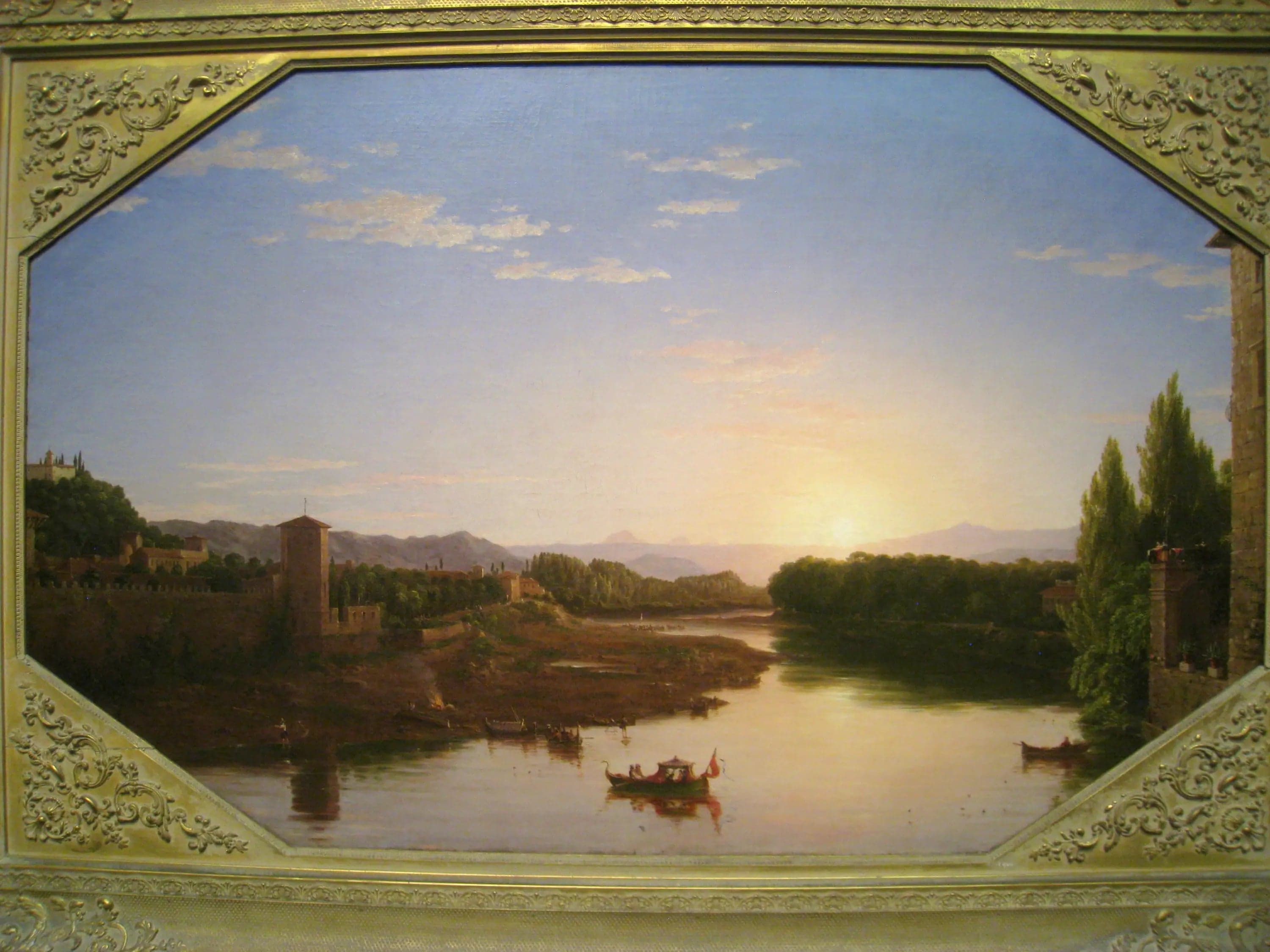 View of the Arno, near Florence