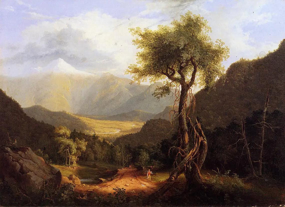 View of the White Mountains