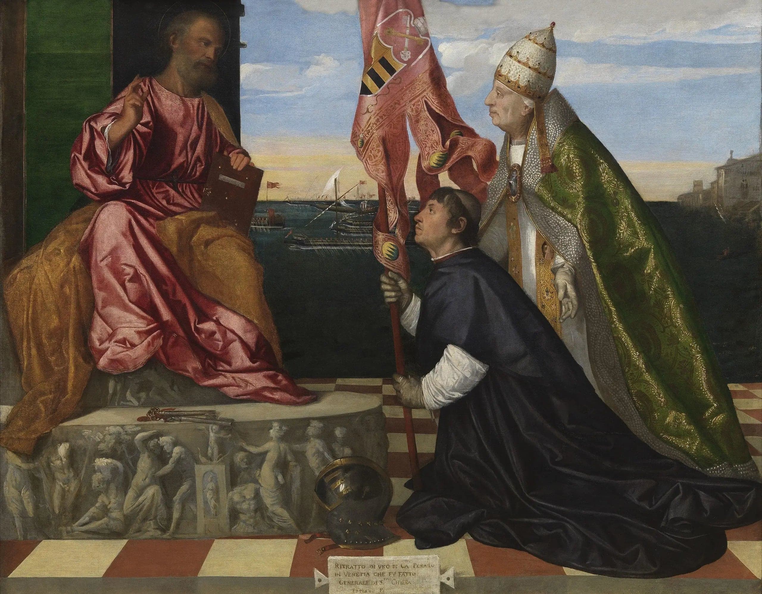 Jacopo Pesaro presenting Pope Alexander VI at Saint Peter