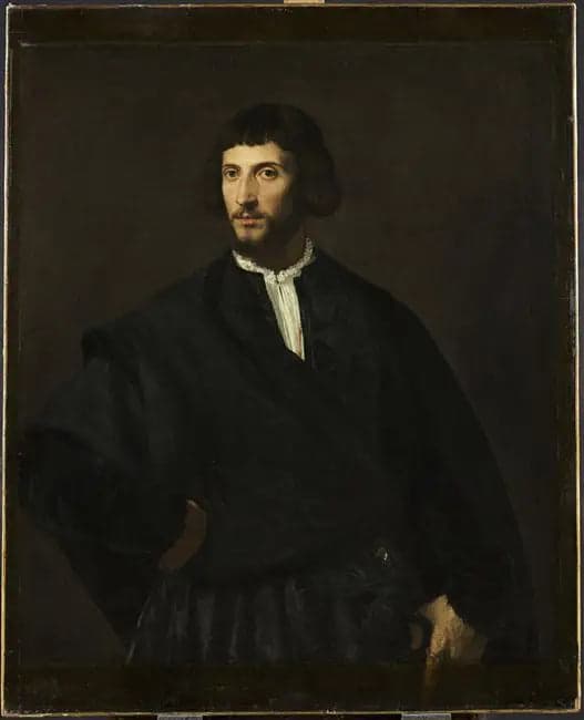 Portrait of a man, hand on the belt