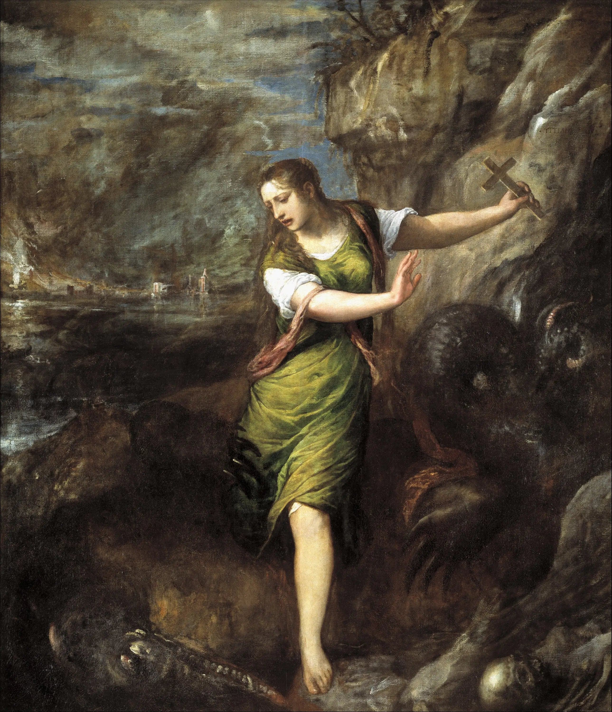Saint Margaret and the Dragon