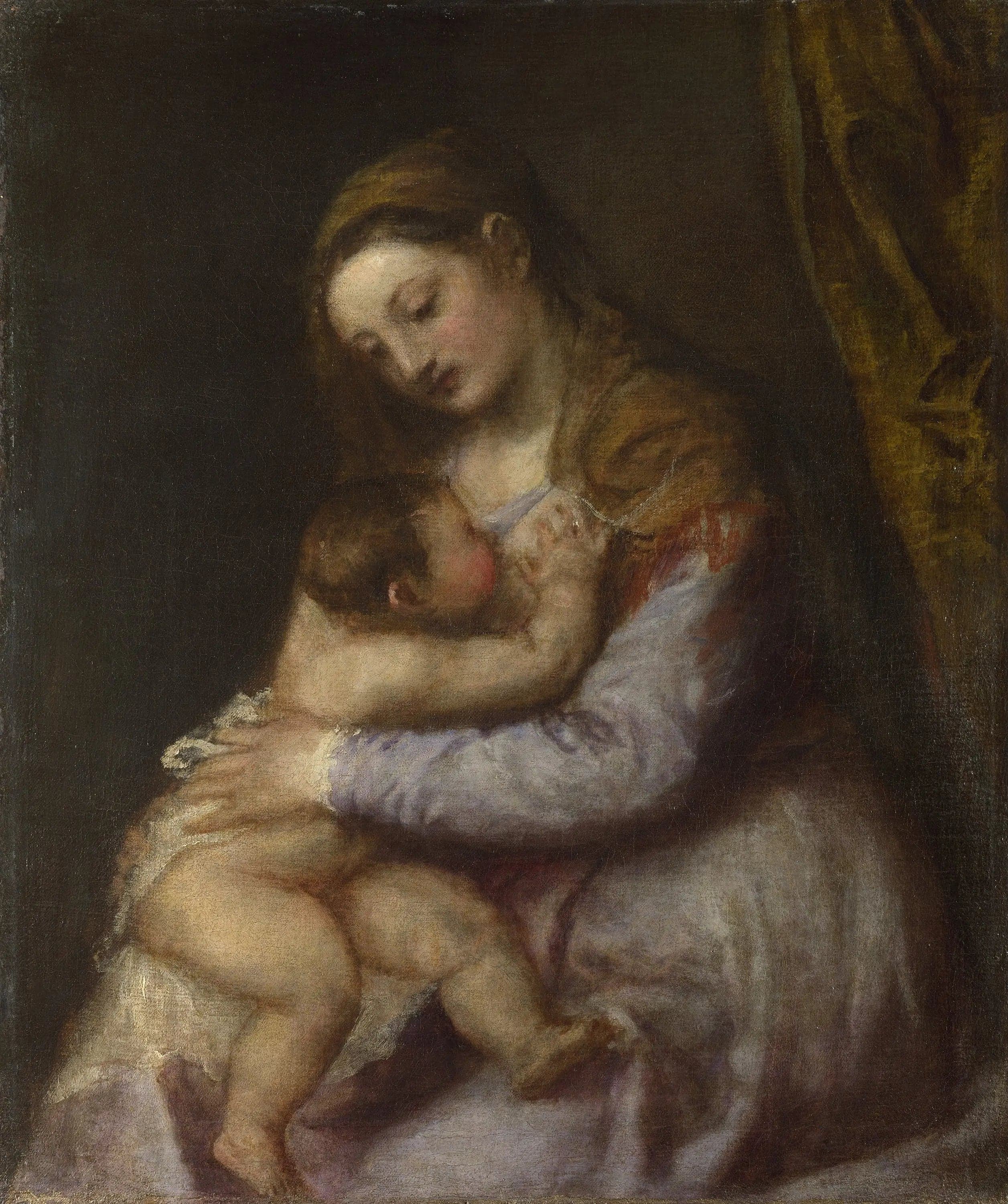 The Virgin Nursing the Child Jesus