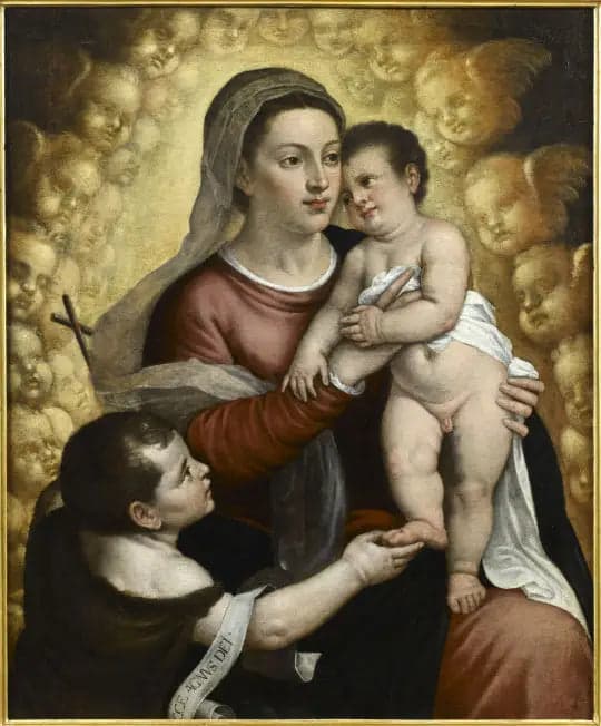 The Virgin and Child with Saint John the Baptist