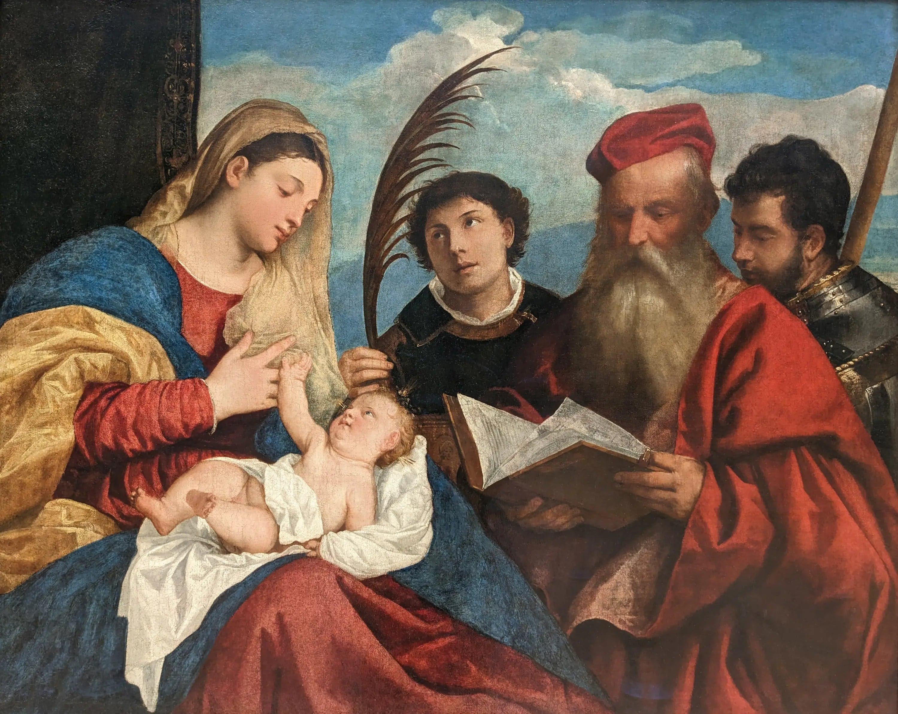 The Virgin and Child with Saint Stephen, Saint Jerome and Saint Maurice