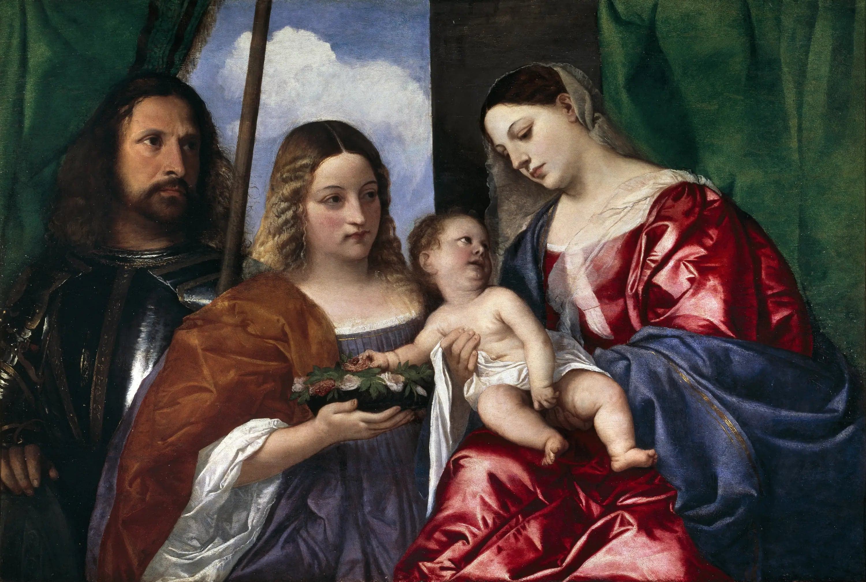 The Virgin and Child with Saints Dorothy and George
