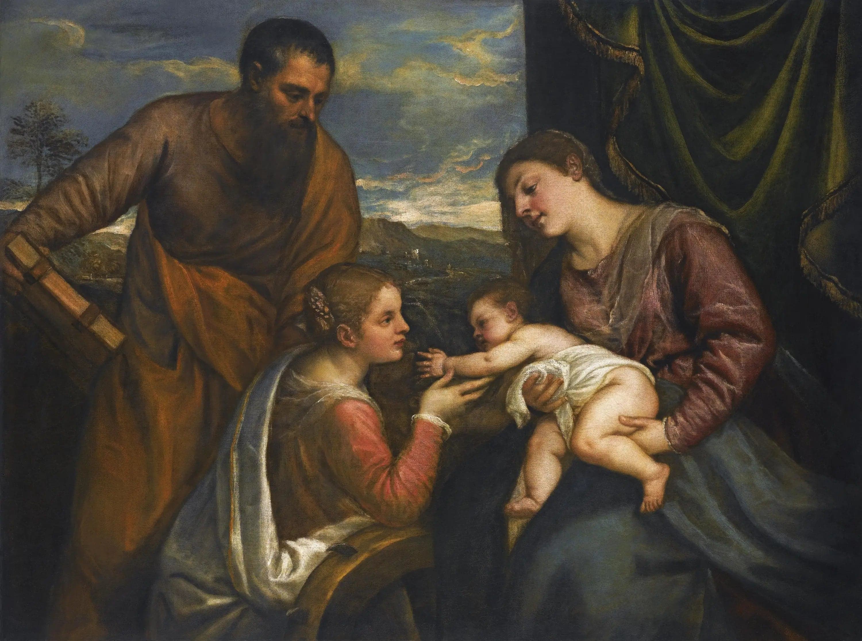 The Virgin and Child with Saints Luke and Catherine of Alexandria