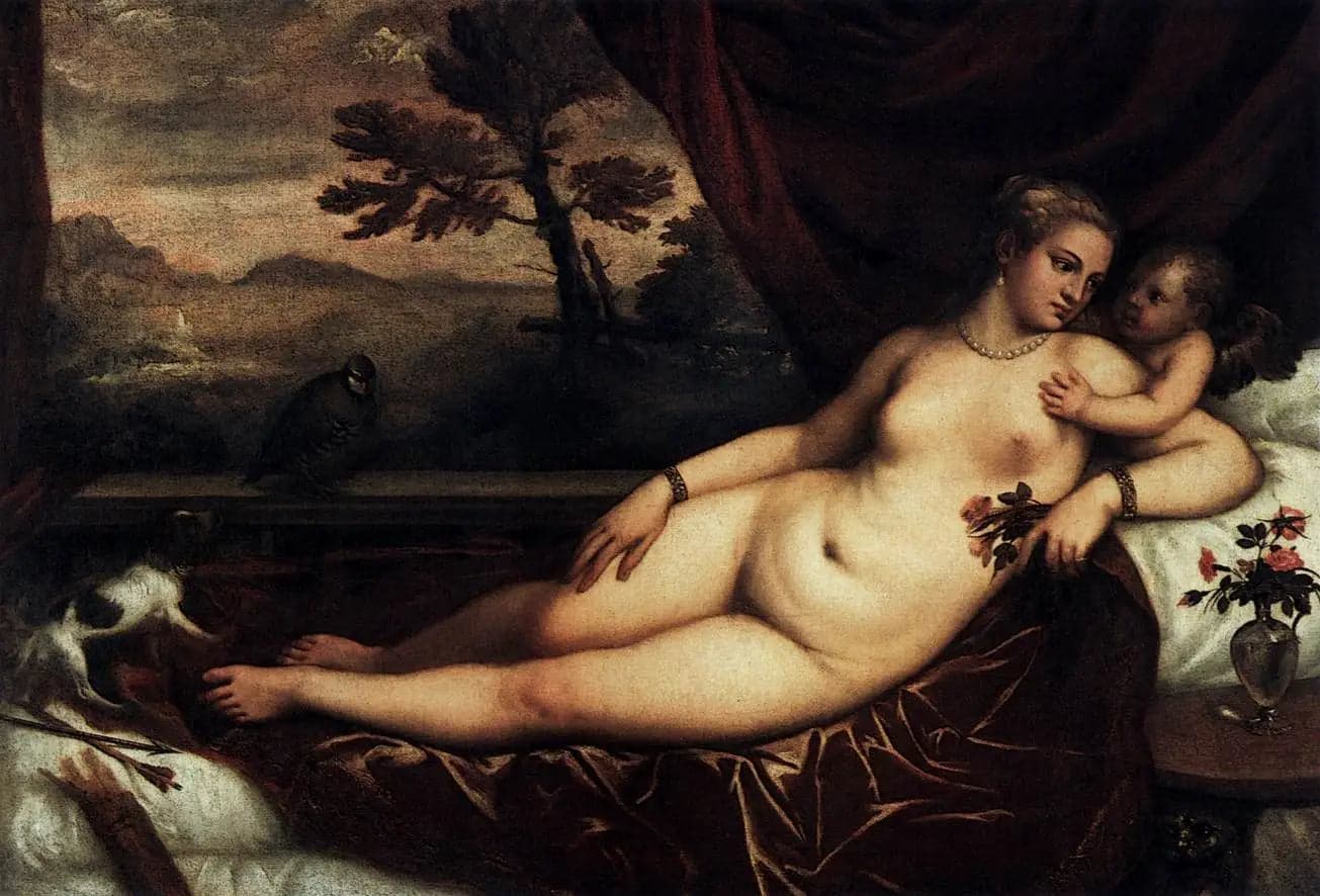 Venus with Cupid