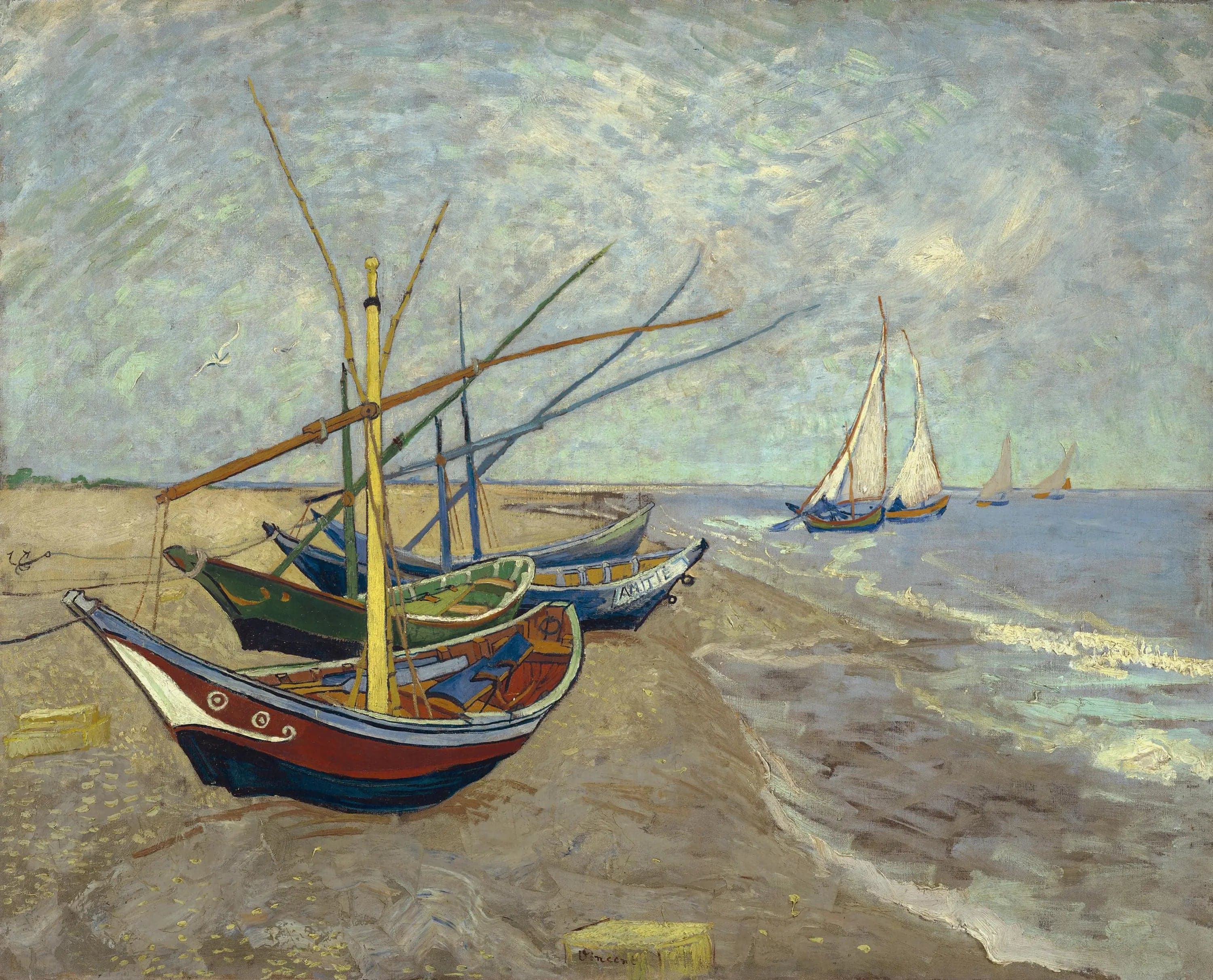 Boats at Saintes-Maries
