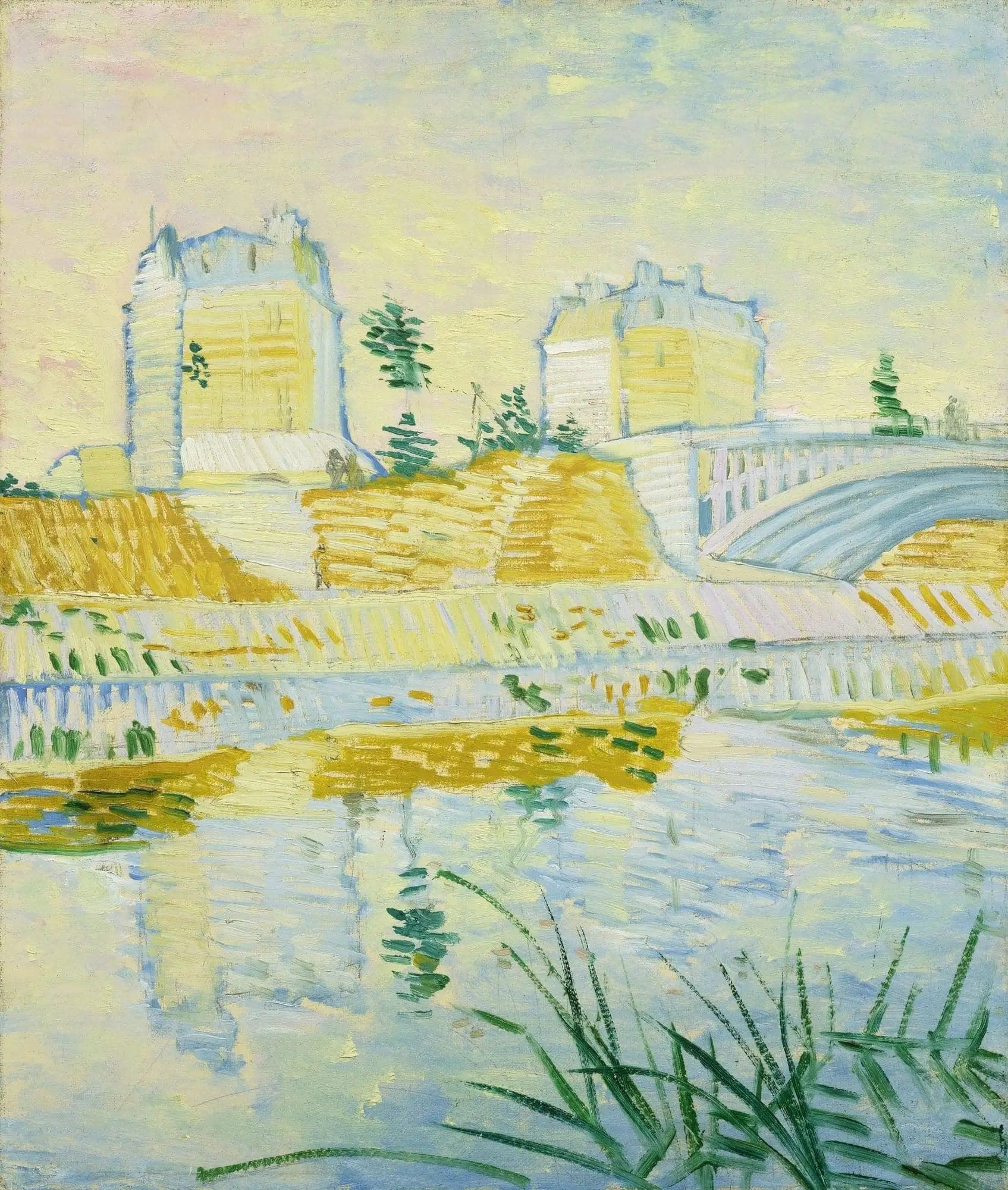 The Seine with the Clichy Bridge