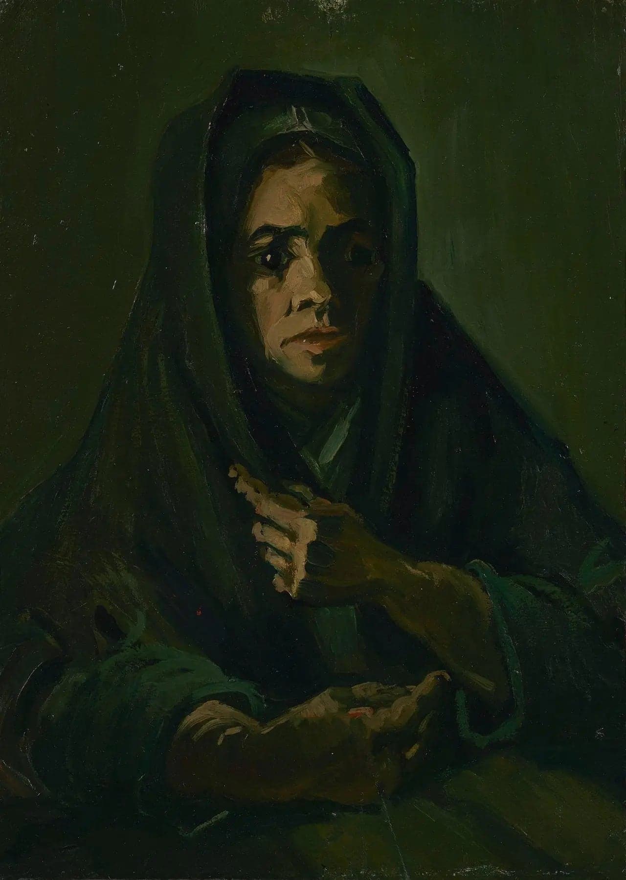 Woman with a Mourning Shawl