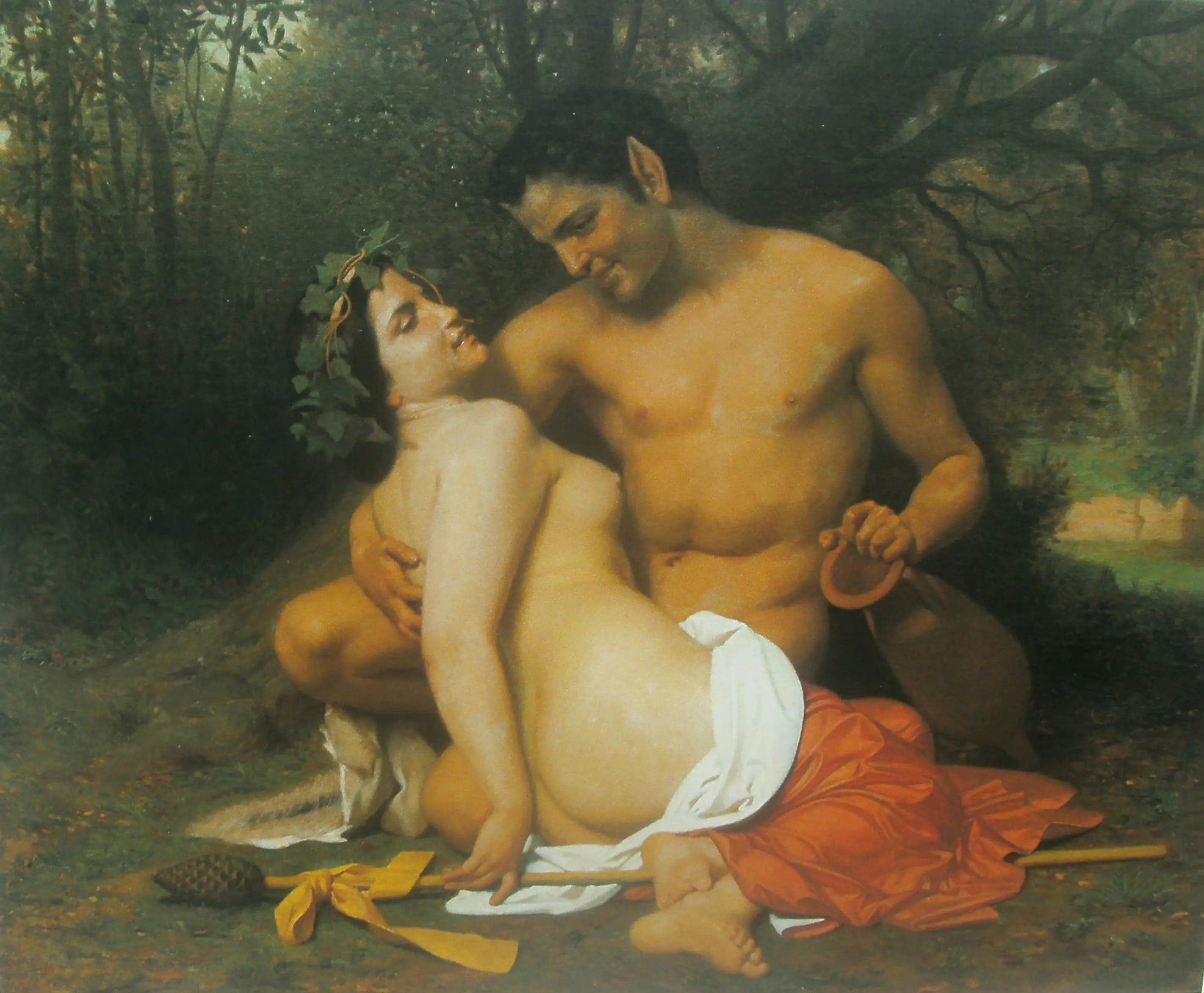 Faun and Bacchante