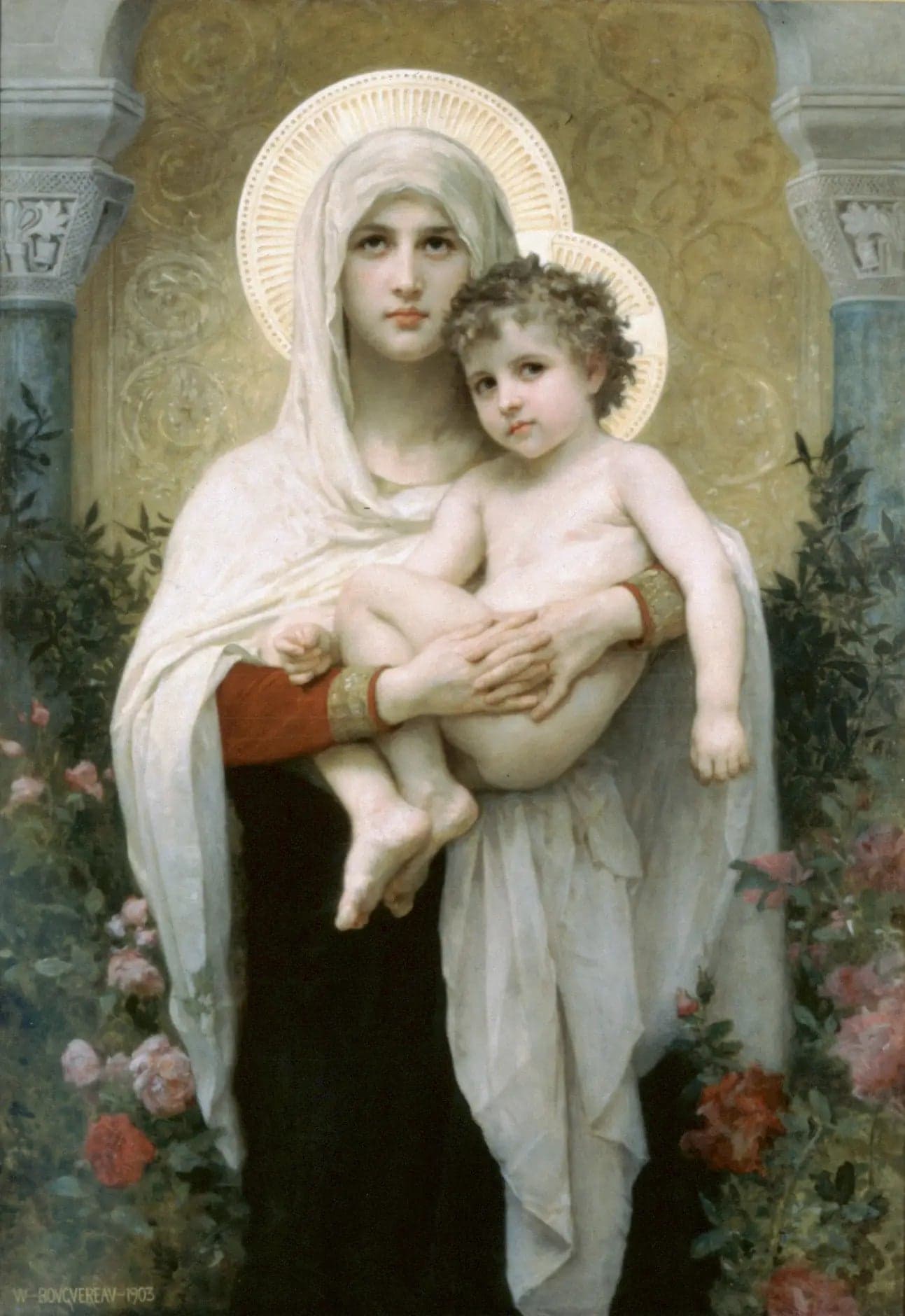 The Madonna with Roses